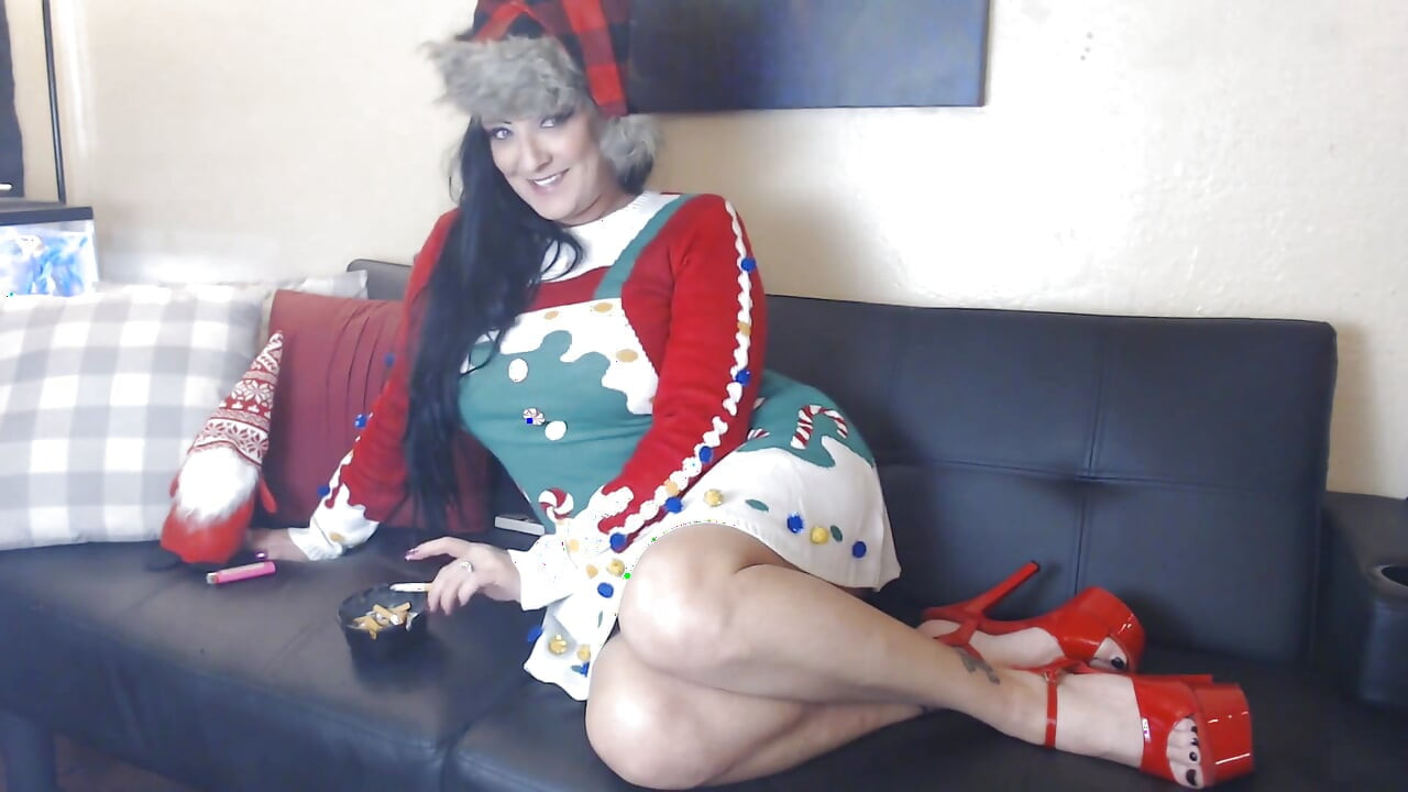 Two cigarettes' in a row Xmas treat