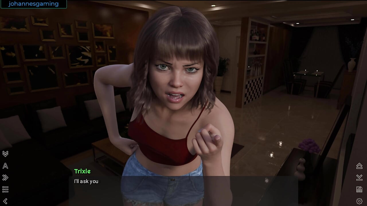 No place like home - she wants me to pay her to touch her boobs