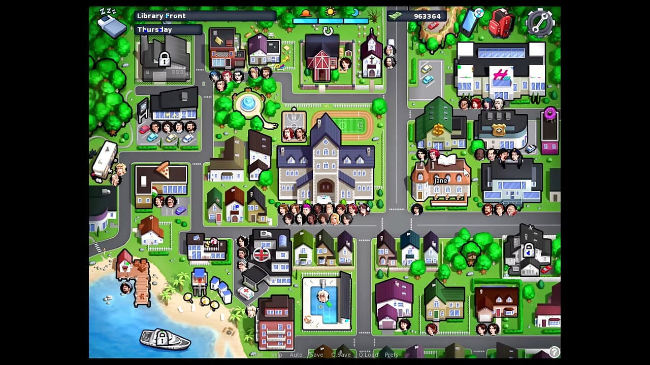 Summertime saga - 요하네스 따먹기 오데트... 숙녀와 요하네스는 보텔을 스핀 연주했다.