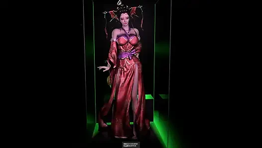 3 boyutlu iki azgın sürtük cosplay striptizci iki büyük yarakla sikiliyor