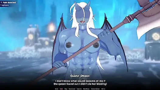 Twisted world - ficken mit einem vollbusigen blauen dämon