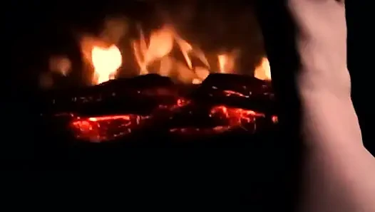 Согревание моих ступней, чтобы дать тебе хорошую горячую дрочку ногами без наушников