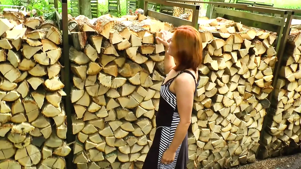 Mature in high heels fucked outdoors