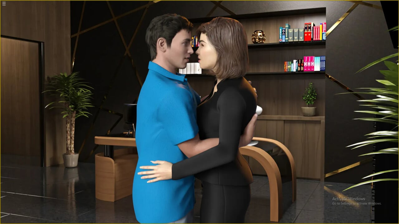 Horny Dana Showing Her Beautiful Boobs In Office