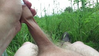 Outdoor foreskin stretch - 3 of 4