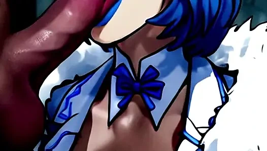 Warmed up the Snow Maiden with hot cum