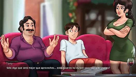 AYAH TIRI YANG CUCKOLD INGIN MELIHAT AKU NGENTOT ISTRINYA - summertime saga