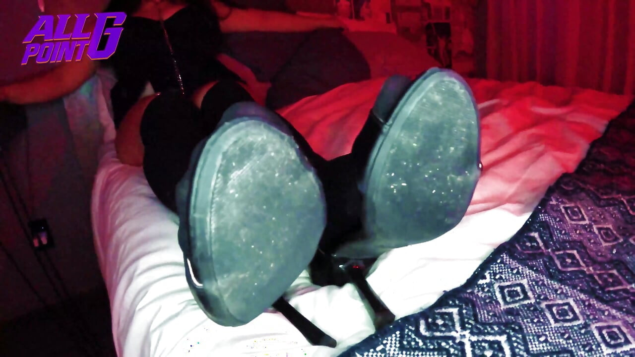 Her Delicate Feet Massaged My Cock Nicely
