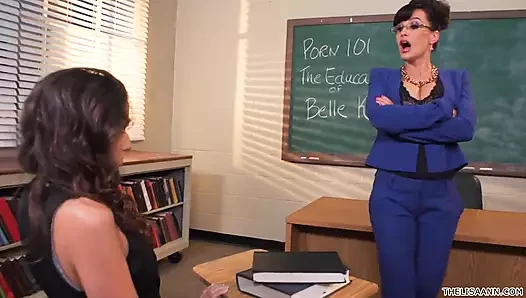 Lisa Ann Nina Hartley and Belle Knox in of MILF