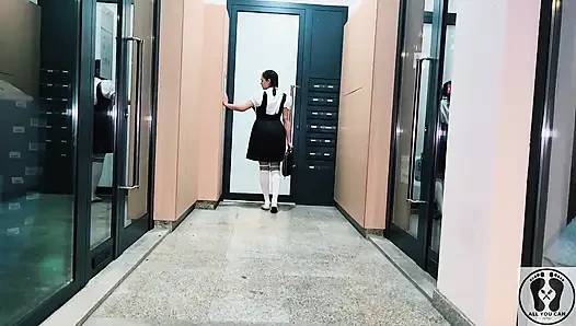 Ana Spears Caught by Masked Strangers BJ Fuck Cumwalk Film