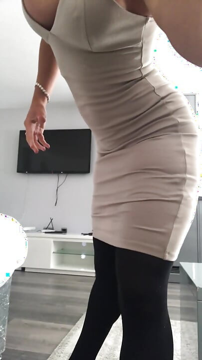 Tight Dress Jerk off