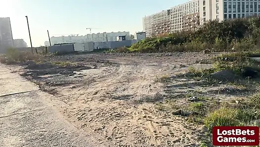 James and Sofia engaged in a strip hand-slap game
