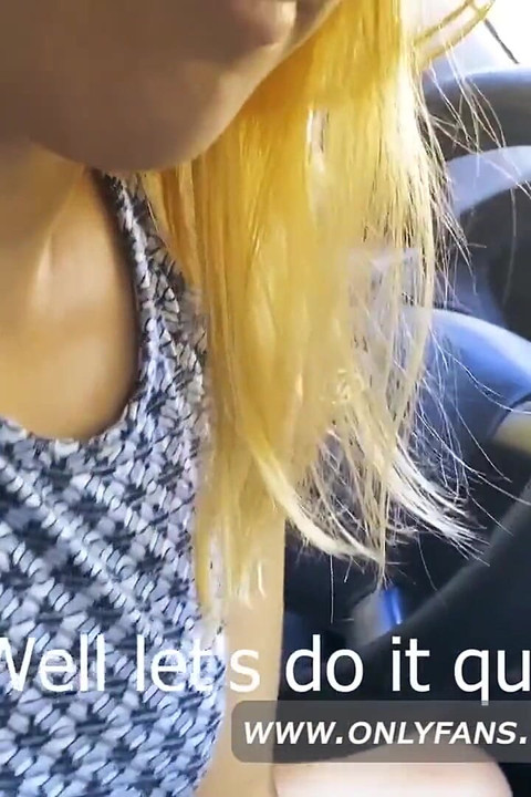 Helped the Blonde Fix the Car and Fucked Her