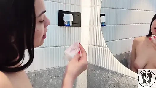 4K Dental Hygienist Routine Mouth Fetish Closeups Naked