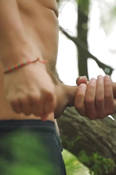 Horny Alexandro Cabrera and Tom Storm Barebacked Outdoor