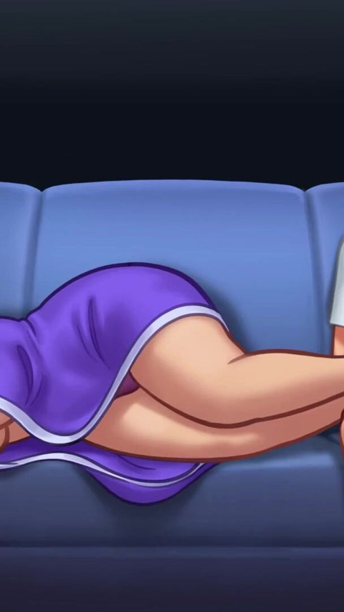 Widowed Stepmother Lets Me Touch Her Legs and Tits, We Get Horny (Summertime Saga #17) - Jazziuu | Clip 1