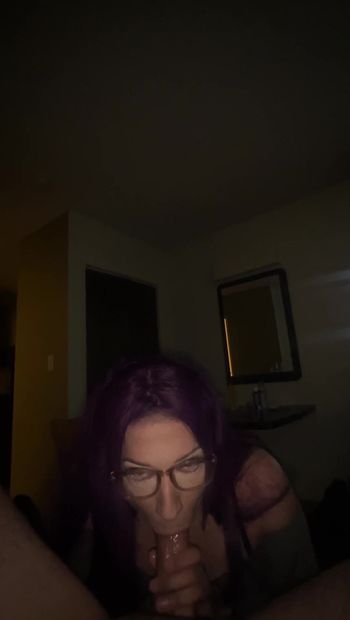 Sucking dick while my man is at work oops
