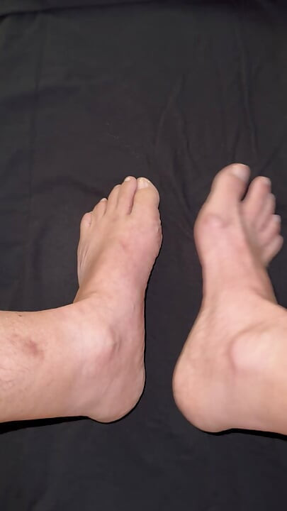 Cum on feet 3