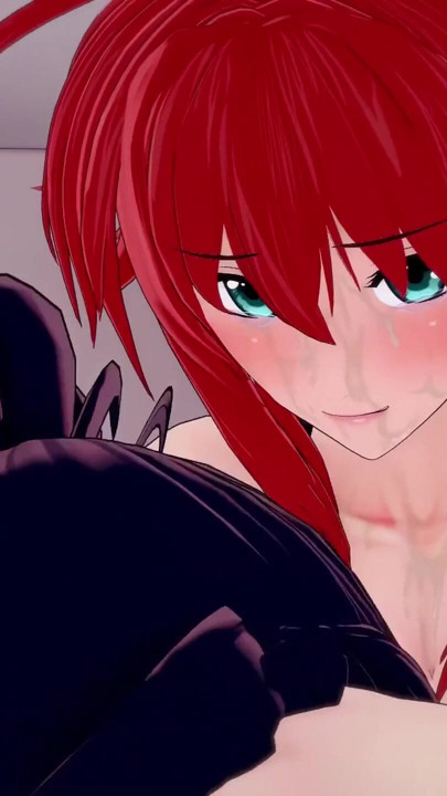Akeno joins a threesome with Rias Gremory - DXD NTR Madness Series | Clip 1