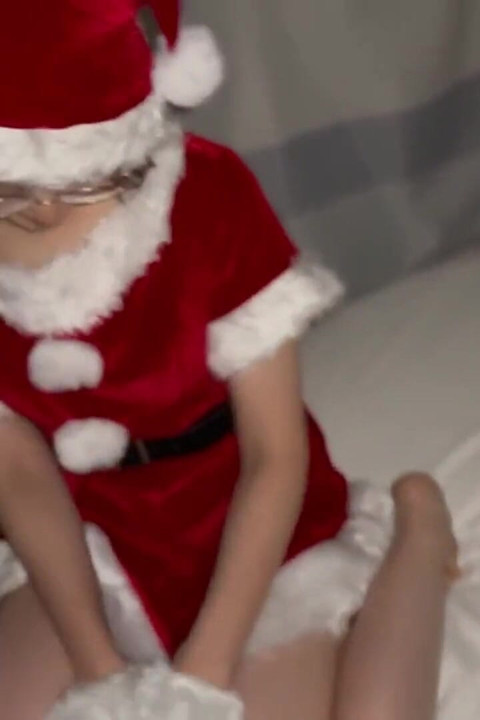 Cutest Santa Girl Comes in to Say Hello. Sweet Greetings, Festive Vibes, Hearts Racing!