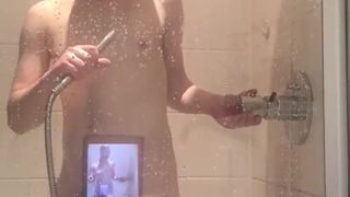 First time masturbation in shower.