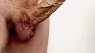 Masturbándose grueso y largo alemán monstercock
