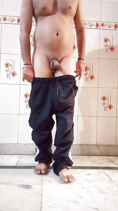 Desi Boy Taking off Pajama, Fesling Free Naked