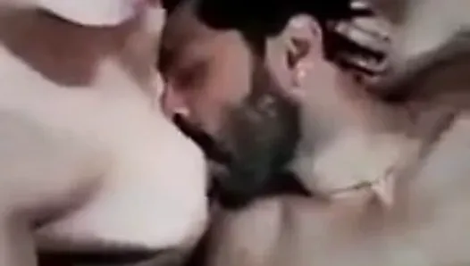 cheating arab wife has her boobs eaten