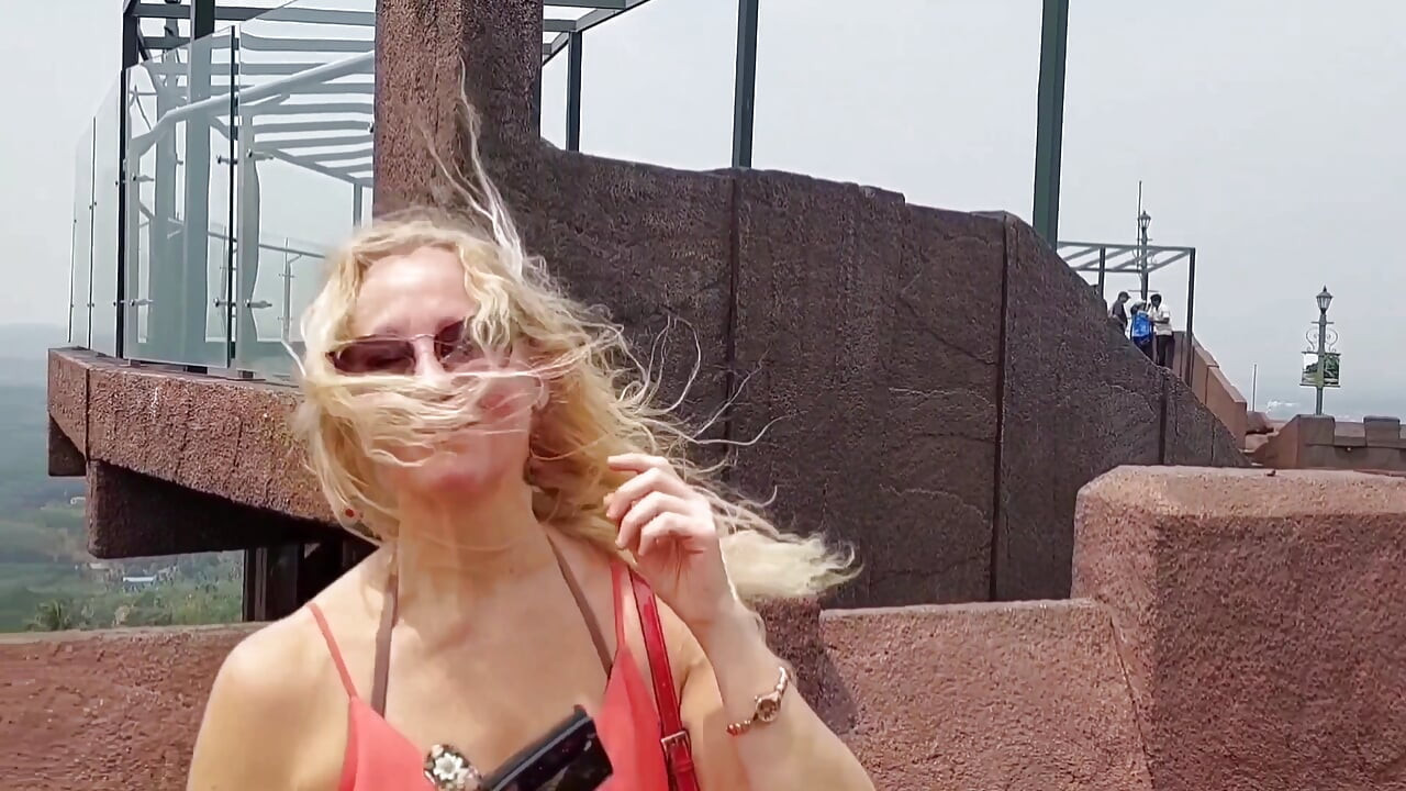 Beautiful Blonde Mature Wife Enjoys Her Day