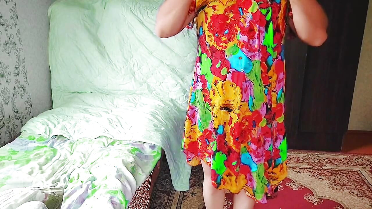 Cute trans girl posing in sunshine by the window