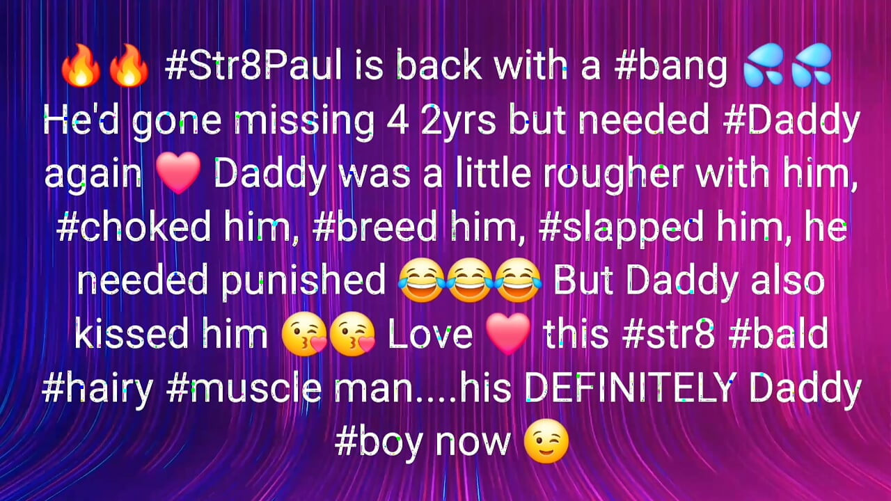 Str8 Paul muscle hairy is back with a bang