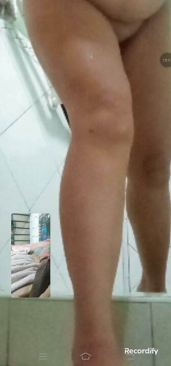I make a video call this morning  .we musterbate together via. Skype