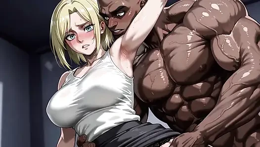 DarkShine (OPM) x annie (AOT)
