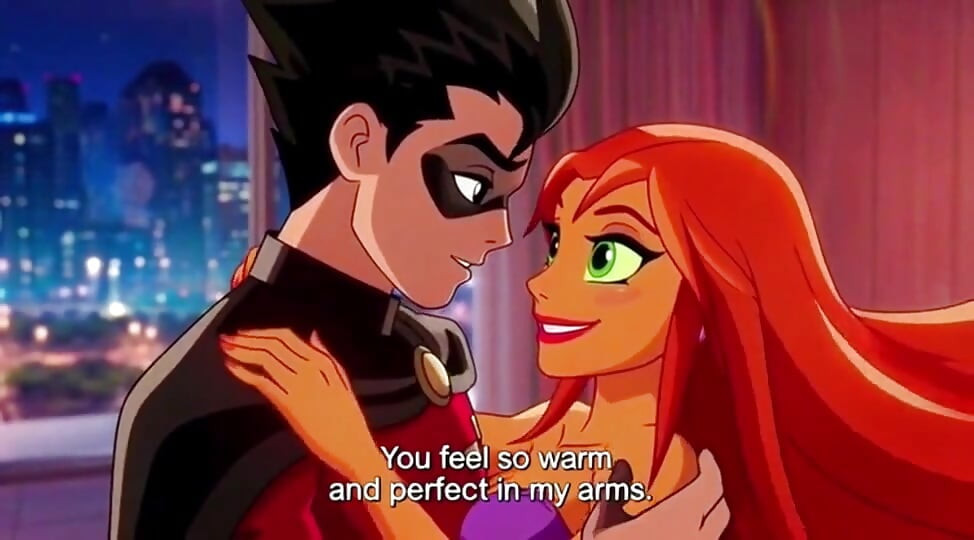 STARFIRE & ROBIN STEAMY PENTHOUSE ROMANCE - Hot 3D Anime Couple