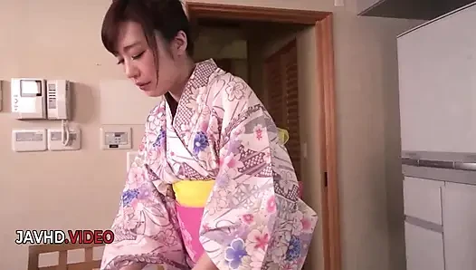 Ryouka Shinoda's Explosive Solo Show: Passionate MILF in Nasty Dildo Adventure
