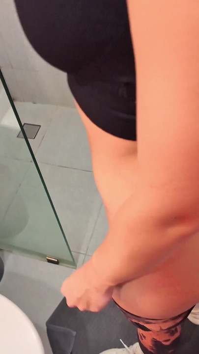 Hot Gym Girl Asks Stranger to Fix Her Glute Form – Gets "Personal Training" in Men's Locker Room | Clip 1