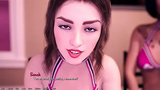 Sarah Ep 1 Hot Footjob Threesome with Sarah & Friends Ends with Sarah Getting Fucked Hard