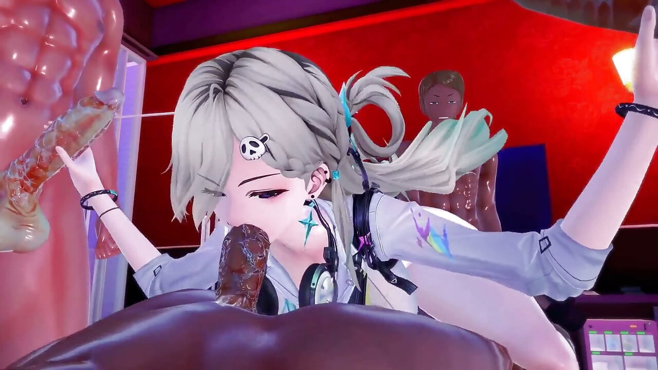 Wuthering Waves - Love Hotel Gangbang Sex - Rover Lynae and Ameath - 3D Hentai Animations