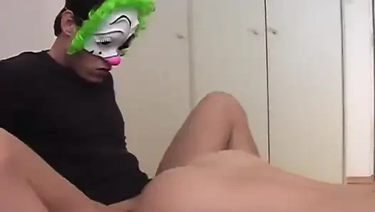 Seksi minyon amcık yalama amcık büyük yarak emiyor, gerçek çift seks