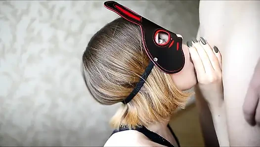 Tatlı oral seks memeli kız arkadaşa boşalıyor