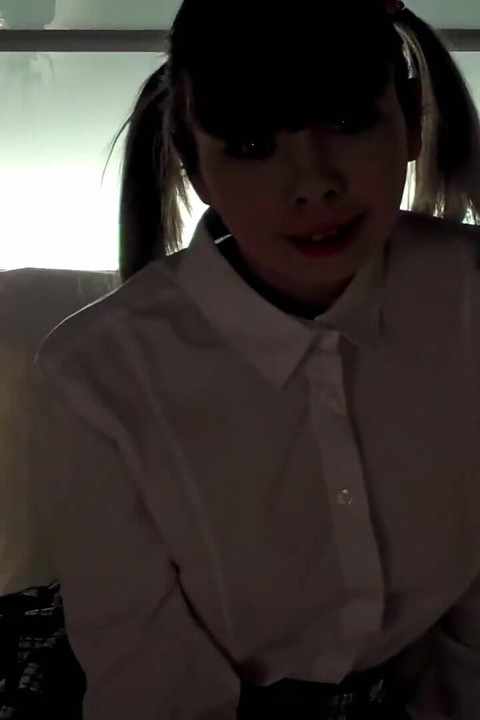 Accidental Cum Blast in Her Eye of Cute Pigtailed Cherry English