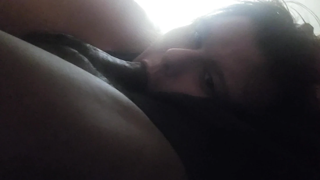 Sucking cock being slow and teasing him