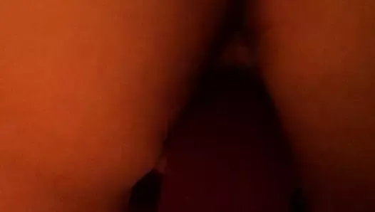 Wife Pussy Stretched by 8 Inch Long x 2 Inch Wide Dildo