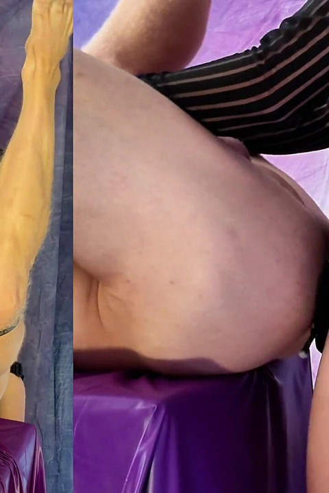 First Time Making My Boyfriend Eat His Cum While Pegging Him