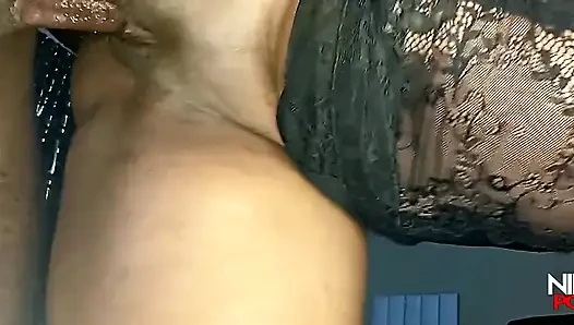 Zenci amcığın yakın bakış açısı sikişi