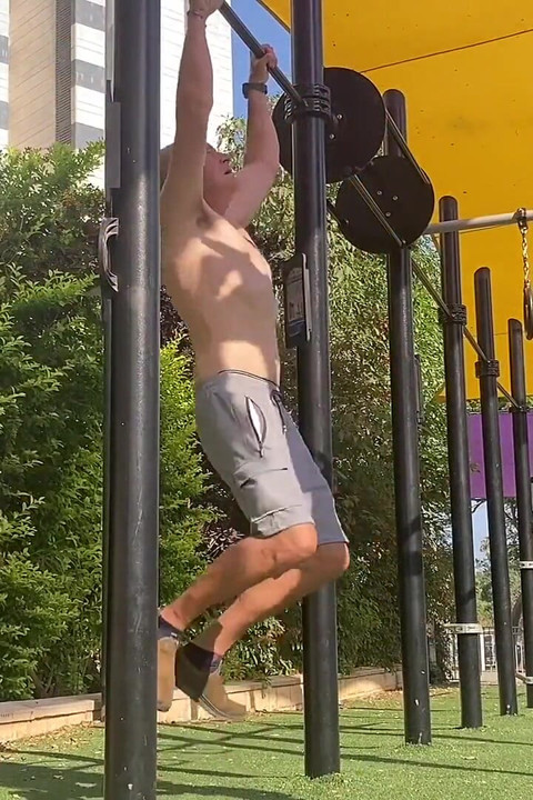 Solo Masturbation with Some Exercise