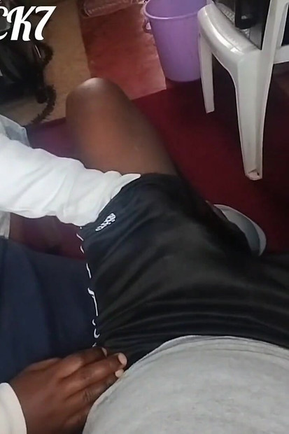 African Nanny Playing with My Black Dick When My Wife Was at Work