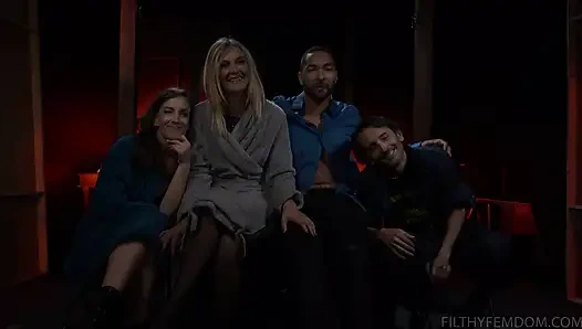 Mona Wales, Mickey Mod, Kino Payne, Elise Graves'in Yer Aldığı Toplu Çekim Öncesi Ve Sonrası Röportajı