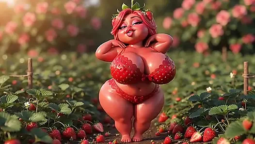 "Süße erdbeere, aber schöne schlampe - spricht schmutzig und bewegt ihren arsch 🍓"