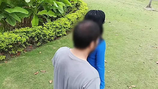 Athletic man finds a stranger in the park and invites her to his house to do kinky things.